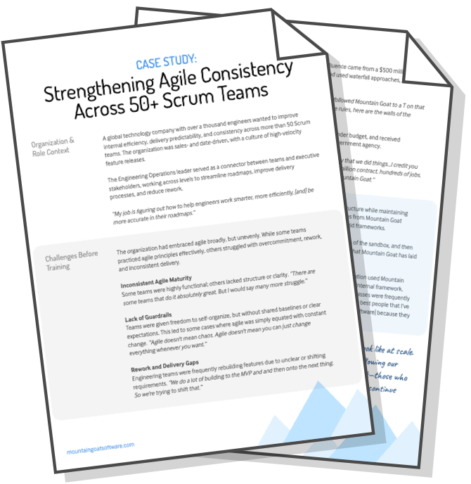 Strengthening Agile Consistency Across 50+ Scrum Teams