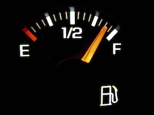 Gas Gauge at Almost Full